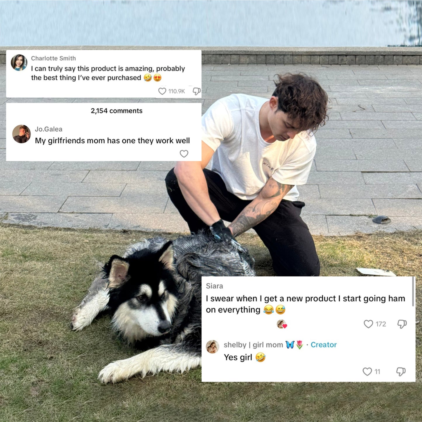 Floof Daddy™     2-In-1 Scrub Gloves